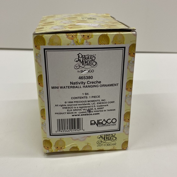 Precious Moments Nativity Crèche Mini Waterball Hanging Ornament - Picture 7 of 7
